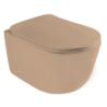 Wc závěsné AXA Eva béžová mat zadní odpad 8801010