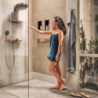 Sprchová a vanová baterie Hansgrohe RainSelect bez podomítkového tělesa kartáčovaný bronz 15381140