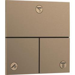 Ventil Hansgrohe ShowerSelect Comfort E bez podomítkového tělesa kartáčovaný bronz 15573140