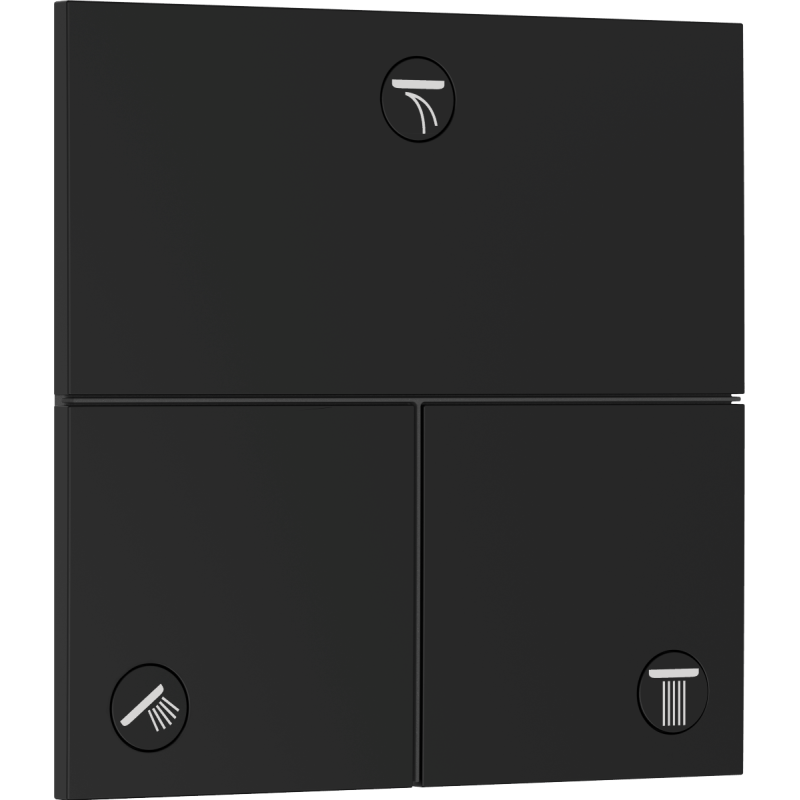 Ventil Hansgrohe ShowerSelect Comfort E bez podomítkového tělesa matná černá 15573670