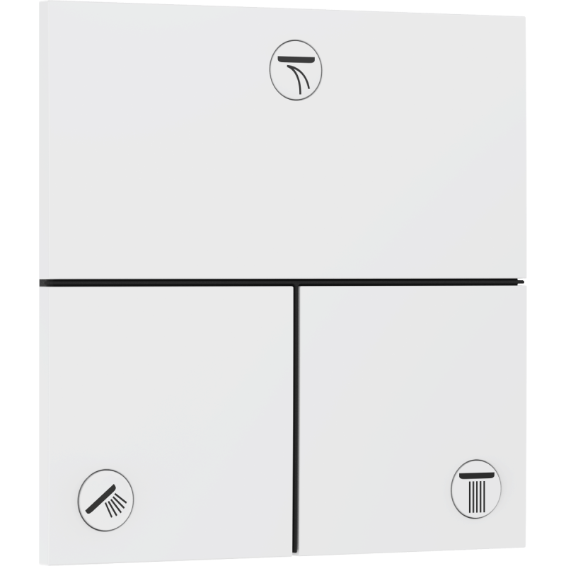 Ventil Hansgrohe ShowerSelect Comfort E bez podomítkového tělesa matná bílá 15573700