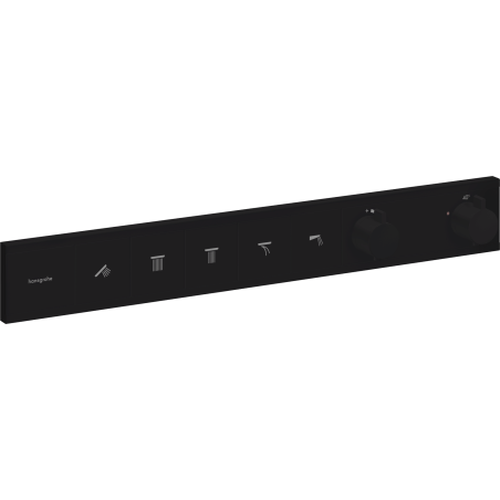 Sprchová a vanová baterie Hansgrohe RainSelect bez podomítkového tělesa matná černá 15384670