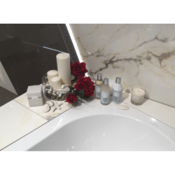 Obdélníková vana Villeroy & Boch Oberon 170x70 cm litý mramor levá i pravá UBQ177OBE2V-01