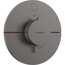 Sprchová baterie Hansgrohe ShowerSelect Comfort S bez podomítkového tělesa kartáčovaný černý chrom 15553340