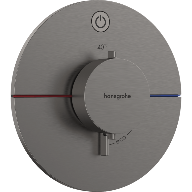 Sprchová baterie Hansgrohe ShowerSelect Comfort S bez podomítkového tělesa kartáčovaný černý chrom 15553340