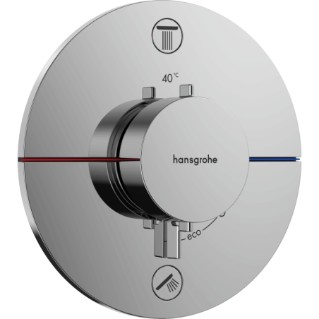 Sprchová a vanová baterie Hansgrohe ShowerSelect Comfort S bez podomítkového tělesa chrom 15554000