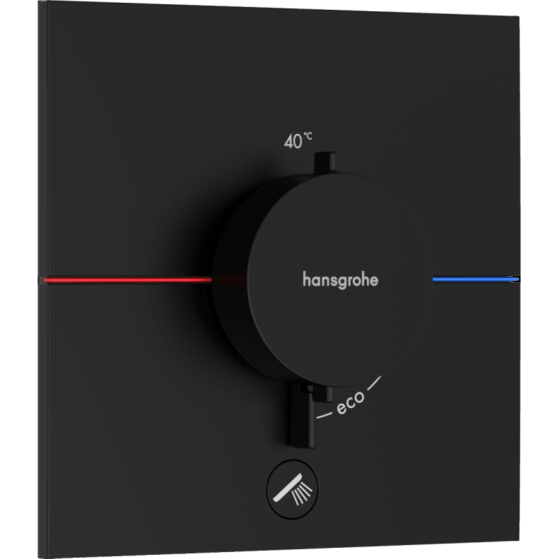 Sprchová baterie Hansgrohe ShowerSelect Comfort E bez podomítkového tělesa matná černá 15575670
