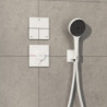 Sprchová baterie Hansgrohe ShowerSelect Comfort E bez podomítkového tělesa matná bílá 15575700