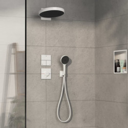 Sprchová baterie Hansgrohe ShowerSelect Comfort E bez podomítkového tělesa matná bílá 15575700