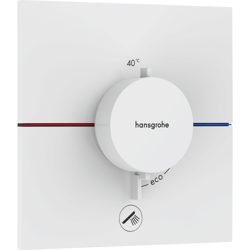 Sprchová baterie Hansgrohe ShowerSelect Comfort E bez podomítkového tělesa matná bílá 15575700