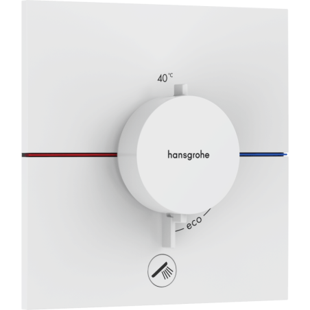 Sprchová baterie Hansgrohe ShowerSelect Comfort E bez podomítkového tělesa matná bílá 15575700