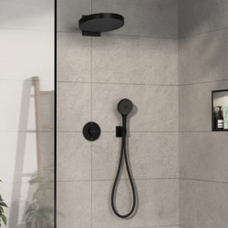Sprchová a vanová baterie Hansgrohe ShowerSelect Comfort S bez podomítkového tělesa matná černá 15554670