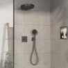 Sprchová a vanová baterie Hansgrohe ShowerSelect Comfort E bez podomítkového tělesa kartáčovaný černý chrom 15578340