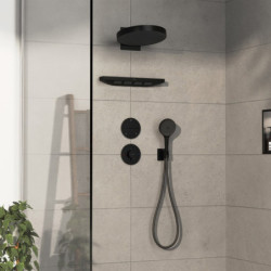 Ventil Hansgrohe ShowerSelect Comfort S bez podomítkového tělesa matná černá 15558670