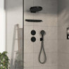 Ventil Hansgrohe ShowerSelect Comfort S bez podomítkového tělesa matná černá 15558670