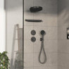 Sprchová baterie Hansgrohe ShowerSelect Comfort S bez podomítkového tělesa kartáčovaný černý chrom 15559340