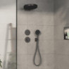 Sprchová baterie Hansgrohe ShowerSelect Comfort S bez podomítkového tělesa kartáčovaný černý chrom 15562340