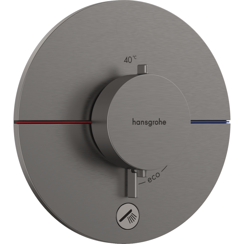 Sprchová baterie Hansgrohe ShowerSelect Comfort S bez podomítkového tělesa kartáčovaný černý chrom 15562340