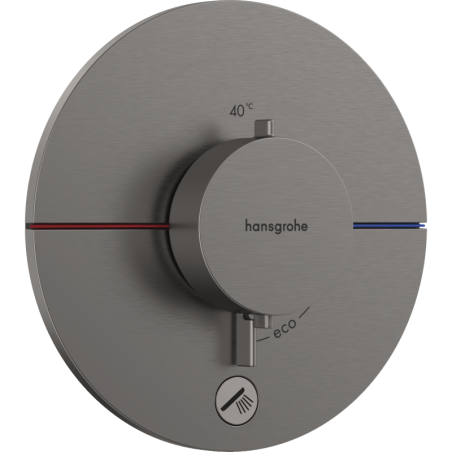 Sprchová baterie Hansgrohe ShowerSelect Comfort S bez podomítkového tělesa kartáčovaný černý chrom 15562340