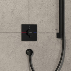 Sprchová baterie Hansgrohe ShowerSelect Comfort E bez podomítkového tělesa matná černá 15571670