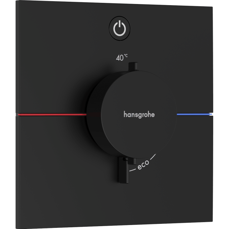 Sprchová baterie Hansgrohe ShowerSelect Comfort E bez podomítkového tělesa matná černá 15571670