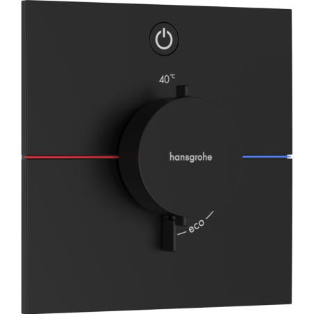 Sprchová baterie Hansgrohe ShowerSelect Comfort E bez podomítkového tělesa matná černá 15571670