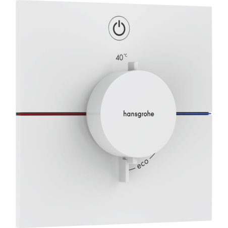 Sprchová baterie Hansgrohe ShowerSelect Comfort E bez podomítkového tělesa matná bílá 15571700