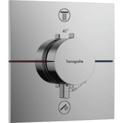 Sprchová a vanová baterie Hansgrohe ShowerSelect Comfort E bez podomítkového tělesa chrom 15572000