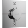 Sprchová a vanová baterie Hansgrohe ShowerSelect Comfort E bez podomítkového tělesa chrom 15572000