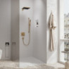 Sprchová a vanová baterie Hansgrohe ShowerSelect Comfort E bez podomítkového tělesa kartáčovaný bronz 15572140