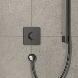 Sprchová baterie Hansgrohe ShowerSelect Comfort Q bez podomítkového tělesa kartáčovaný černý chrom 15581340