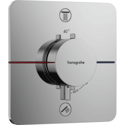 Sprchová a vanová baterie Hansgrohe ShowerSelect Comfort Q bez podomítkového tělesa chrom 15583000