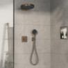 Sprchová a vanová baterie Hansgrohe ShowerSelect Comfort Q bez podomítkového tělesa kartáčovaný bronz 15583140