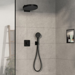 Sprchová a vanová baterie Hansgrohe ShowerSelect Comfort Q bez podomítkového tělesa matná černá 15583670