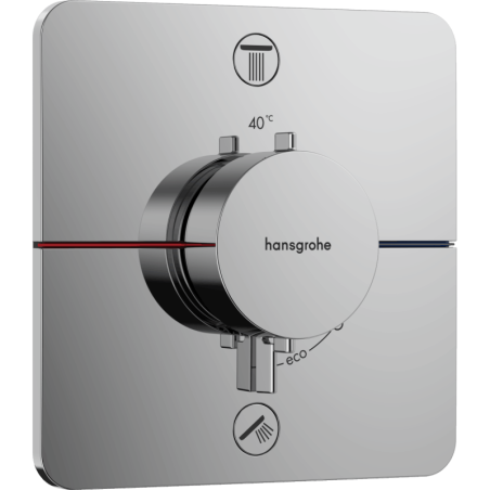 Sprchová a vanová baterie Hansgrohe ShowerSelect Comfort Q bez podomítkového tělesa chrom 15586000