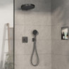 Sprchová a vanová baterie Hansgrohe ShowerSelect Comfort Q bez podomítkového tělesa kartáčovaný černý chrom 15586340