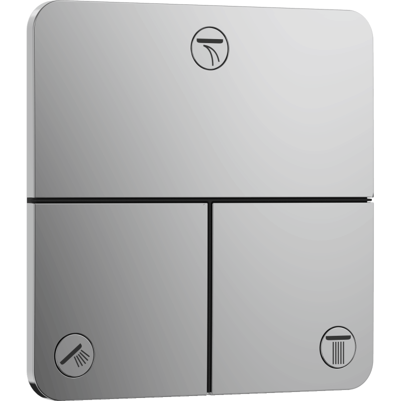 Ventil Hansgrohe ShowerSelect Comfort Q bez podomítkového tělesa chrom 15587000