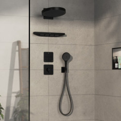 Ventil Hansgrohe ShowerSelect Comfort Q bez podomítkového tělesa matná černá 15587670