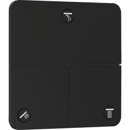 Ventil Hansgrohe ShowerSelect Comfort Q bez podomítkového tělesa matná černá 15587670