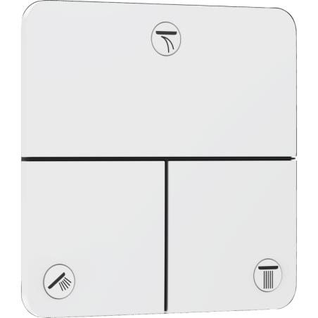 Ventil Hansgrohe ShowerSelect Comfort Q bez podomítkového tělesa matná bílá 15587700
