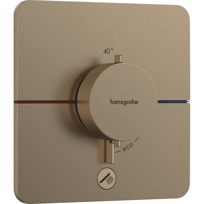 Sprchová baterie Hansgrohe ShowerSelect Comfort Q bez podomítkového tělesa kartáčovaný bronz 15589140