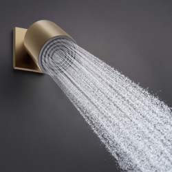 Sprchové rameno Hansgrohe Pulsify na stěnu kartáčovaný bronz 24139140