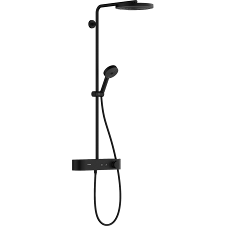 Sprchový systém Hansgrohe Pulsify S na stěnu s termostatickou baterií matná černá 24220670
