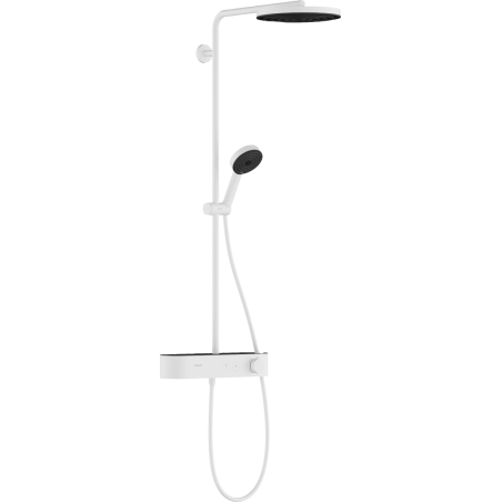 Sprchový systém Hansgrohe Pulsify S na stěnu s termostatickou baterií matná bílá 24220700