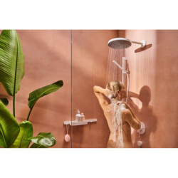 Sprchové rameno Hansgrohe na stěnu matná bílá 24357700