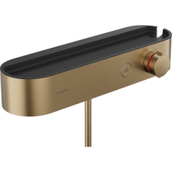 Sprchová baterie Hansgrohe ShowerTablet Select s poličkou 150 mm kartáčovaný bronz 24360140