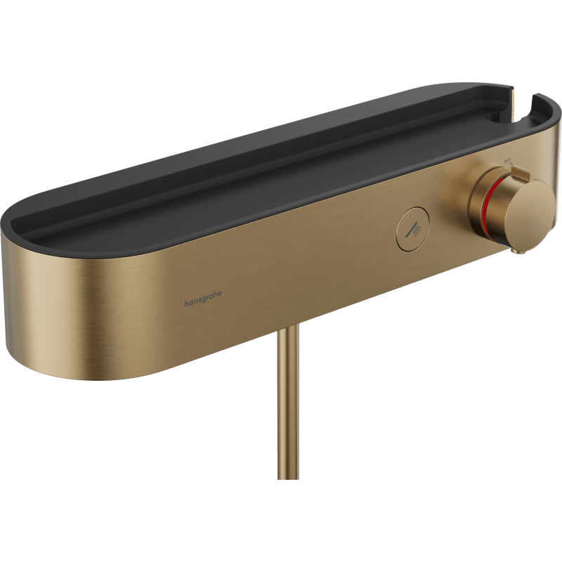 Sprchová baterie Hansgrohe ShowerTablet Select s poličkou 150 mm kartáčovaný bronz 24360140