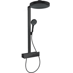 Sprchový systém Hansgrohe Rainfinity na stěnu s termostatickou baterií matná černá 26853670