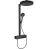 Sprchový systém Hansgrohe Rainfinity na stěnu s termostatickou baterií matná černá 26853670