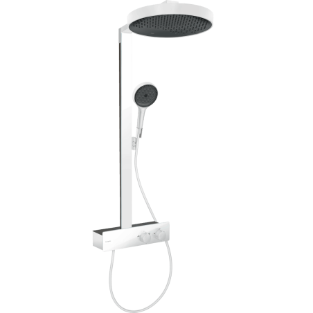 Sprchový systém Hansgrohe Rainfinity na stěnu s termostatickou baterií matná bílá 26853700